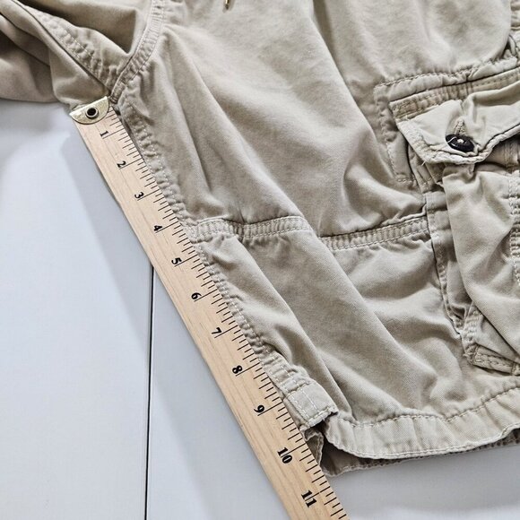 American Eagle Shorts Mens L Beige Cargo Utility Pockets Outdoor Gorpcore Grunge - Picture 6 of 16